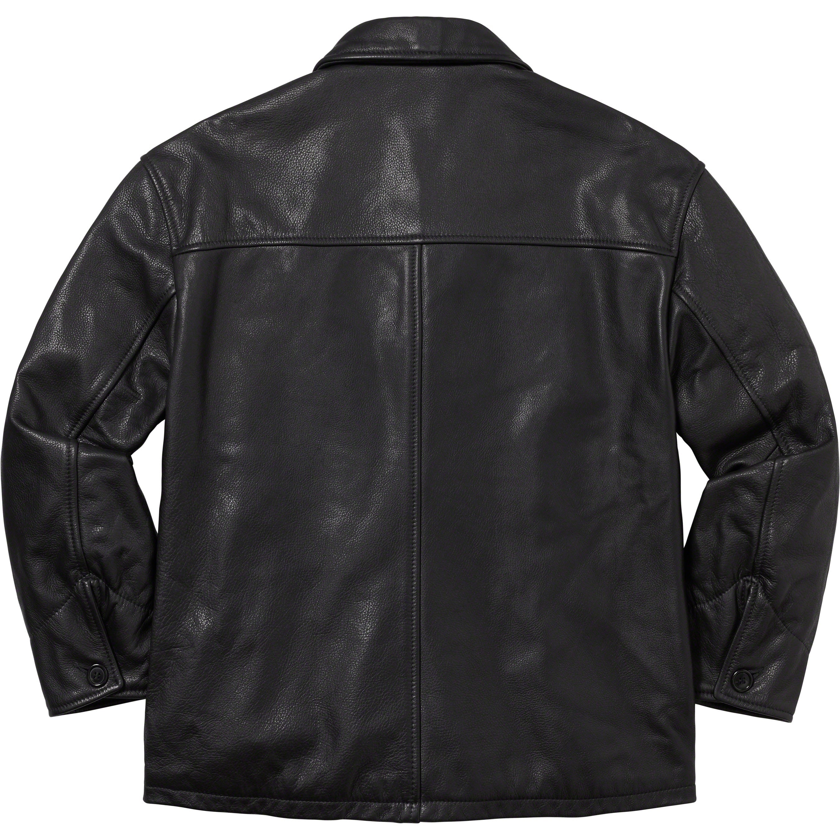 Supreme®/Schott® Leather Car Coat view 2